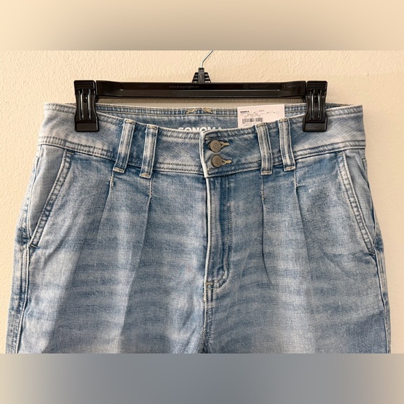 Sonoma Light Blue Pleated-Front Relaxed Jeans size 8 - Picture 3 of 8